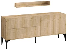 Dulap cu raft Stella Sapphire Oak