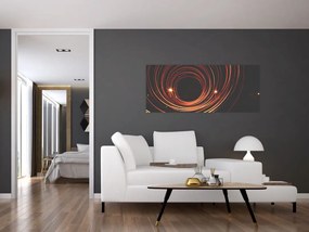 Tabloul cu linii abstracte (120x50 cm)