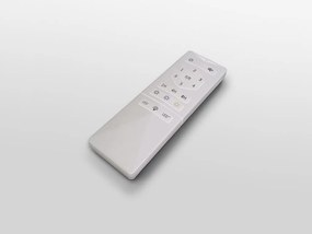 Lustra LED cu Ventilator si telecomanda, lame retractabile Enzo alb