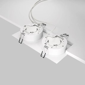 Spot incastrabil design tehnic Hoop 2 alb