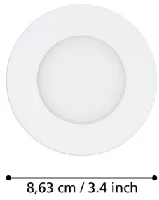 Eglo 900099 - Set 3x LED FUEVA-Z, corp de iluminat dimabil, LED/2,8W/230V IP44