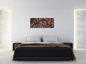 Tablou cu floare de nu mă uita (120x50 cm)