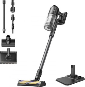 Aspirator vertical fara fir Dreame R20 Ultra AquaCycle, 200AW, 5 trepte , 0,35/0,4/0,6 L, 90 min, HEPA, Afisaj LCD, Motor fara perii, Negru