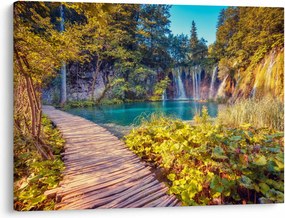 Tablou - Lacurile Plitvice, Croația (70x50 cm)
