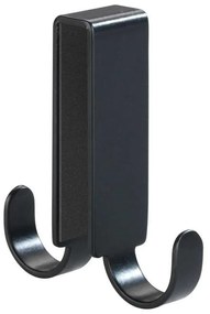 Set de accesorii de baie negru suspendat/autoadeziv din metal Classic – Wenko