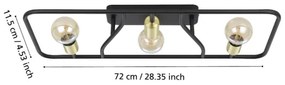 Plafonieră MESSINARO 3xE27/40W/230V Eglo 900367