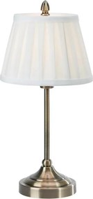 Markslöjd 108973 - Lampă de masă OXFORD 1xE14/40W/230V alb/alamă