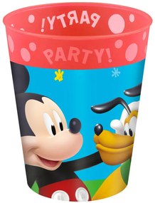Disney Mickey Rock the House Set de pahare micro premium din plastic 4 buc 250 ml