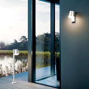 Eglo 97484 - LED Aplica perete exterior CALDIERO-C 1xE27/9W/230V crom mat