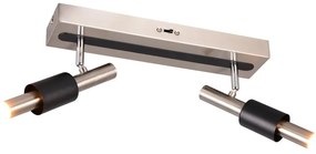 Spot negru-argintiu LED 20,5x42 cm Ikaris – Trio Select