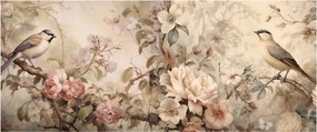 Tablou - Vintage pictura pasăre (120x50 cm)