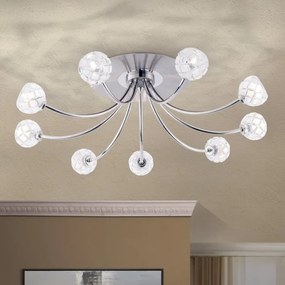 Lustra aplicata design modern de lux Maderno 9L crom