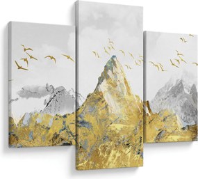 Tablou - Munte auriu (90x60 cm)
