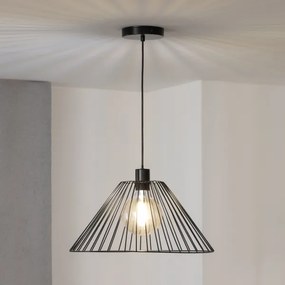 Brilagi - Lustră LED pe cablu CERIA WIRE 1xE27/40W/230V Ø 45 cm neagră