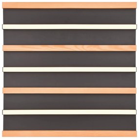 Plafonieră neagră/în culoare naturală LED cu intensitate reglabilă 6x46 cm Fontana – Trio