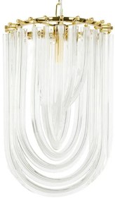Lustra suspendata design modern Karina S auriu