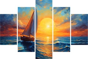 Tablou - Sailboats (150x105 cm)