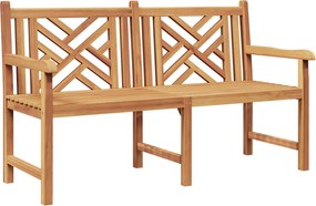 vidaXL bancă Maro 150 x 60 x 90 cm Lemn solid de tec