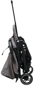 Carucior sport ultracompact pentru copii BABY CARE 311 Transformabil in troller, Spatar reglabil in 3 trepte, Pozitie somn, Gri
