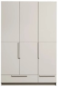 Dulap modular crem din lemn de pin 142x215 cm Pure – WOOOD