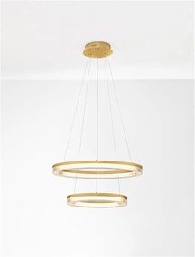 Lustra suspendata LED CCT design circular Luana 60cm NVL-9130638