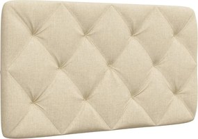 vidaXL Pernă pentru tăblie de pat, crem, 80 cm, material textil