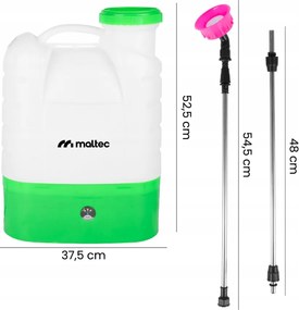 Pulverizator de grădină fără fir MASTERSPRAY 16L cu duză telescopică