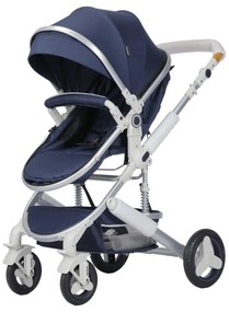 Carucior nou nascuti 3 in 1 NOVOKIDS™ 5300, Cu geanta bebe, Cadru Aluminiu, Amortizoare, Roti din cauciuc plin AVE, Landou, Scoica auto, Spatar