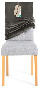 Huse gri 4 buc. elastice pentru scaun 48 cm Sento – Restilo