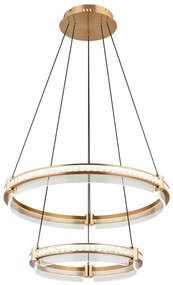 Lustra LED suspendata design circular cu telecomanda BLONDIE