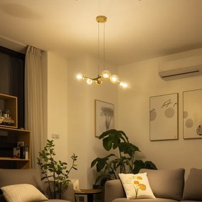 Lustră LED pe cablu Brilagi MISTEL 6xG9/3W/230V auriu