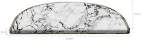 Covorașe pentru scări în set de 16 bucăți 65x20 cm Marble Dream - Vitaus