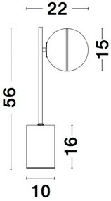 Veioza, Lampa de masa design modern CANTONA NVL-9960618
