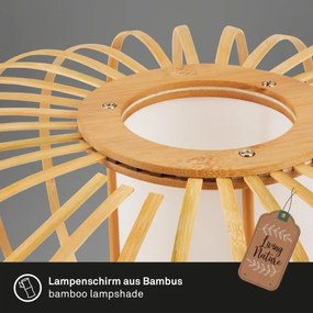Lampă de masă Briloner 7759011 1xE27/10W/230V bambus