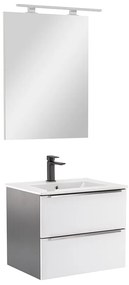 Mobilier complet de baie Vario Trim 60 antracit-alb