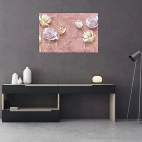 Tablou cu flori (90x60 cm)