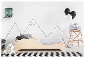 Pat din lemn de pin pentru copii Adeko BOX 9, 90 x 200 cm