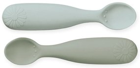 Linguri pentru copii, kaki/albastru-deschis din silicon 2 buc. Olive Mix – Cam Cam Copenhagen