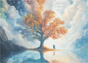 Tablou – Arborele vieții și al iubirii (70x50 cm)