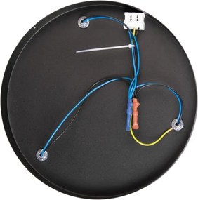 Lustră aplicată MOONLIGHT, 3 x E27, 15 W, 230 V, neagră