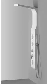 Aqualine - Panou de duș YUKI alb mat