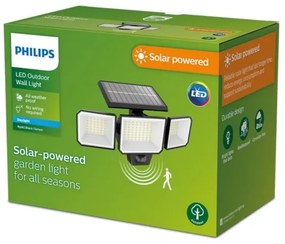 Philips - Proiector solar LED de perete cu senzor NYSIL 3xLED/8,7W/3,7V IP65
