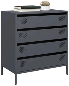 vidaXL Dulap, antracit, 68x39x73,5 cm, oțel laminat la rece