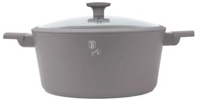Oală cu capac 30 cm, 8L – Berlinger Haus Taupe Collection BH 8103, cu strat antiaderent, pentru gătit în familie sau rețete voluminoase
