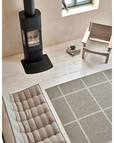 Covor pentru exterior și interior bej 70x100 cm Ada Dark Linen – Pappelina