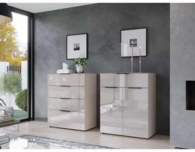 Comodă crem înaltă 83x102 cm Oakland – Germania