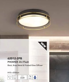 Plafoniera pentru baie cu protectie IP44 Phoenix 2Lt