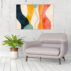 Tablou - Ilustrație colorată minimalistă II. (90x60 cm)
