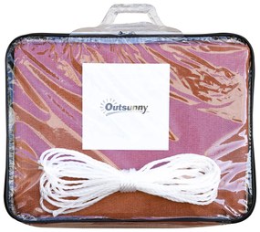 Outsunny Umbrar Dreptunghiular 4x6 m Rezistent la Raze UV | Aosom Romania