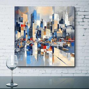 DUBLEZ | Tablou abstract - Urban City